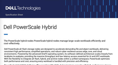 Dell PowerScale: modern, flexible scale-out file storagethumbnail