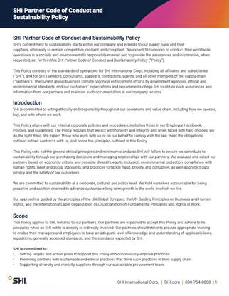 Partner Code of Conduct and Sustainability Policy thumbnail