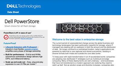 Dell PowerStore: the smart choice for all-flash storage thumbnail