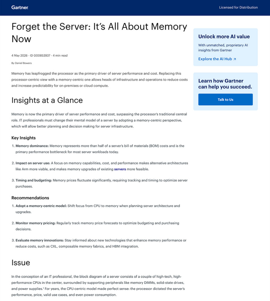 Gartner report